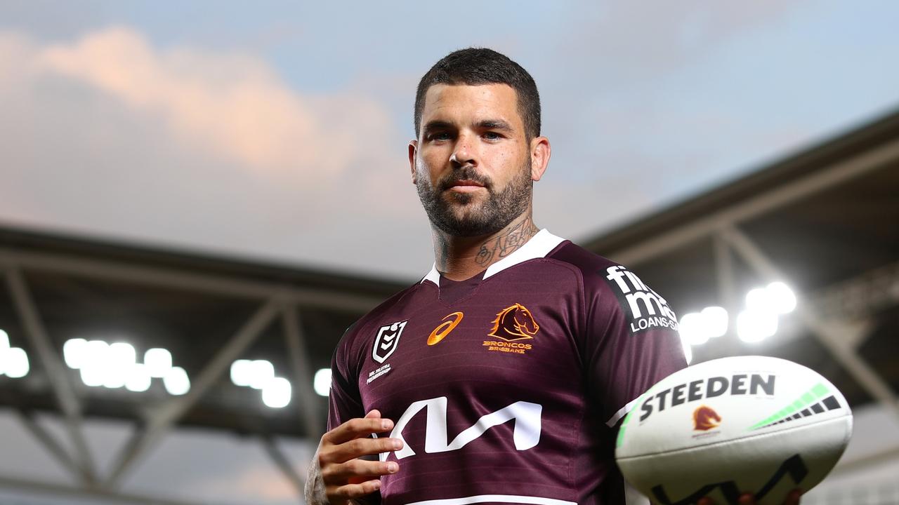 BRISBANE, AUSTRALIA - OCTOBER 26: Adam Reynolds poses during the launch of the Brisbane Broncos 2022 NRL Season jersey at Suncorp Stadium on October 26, 2021 in Brisbane, Australia. (Photo by Chris Hyde/Getty Images)