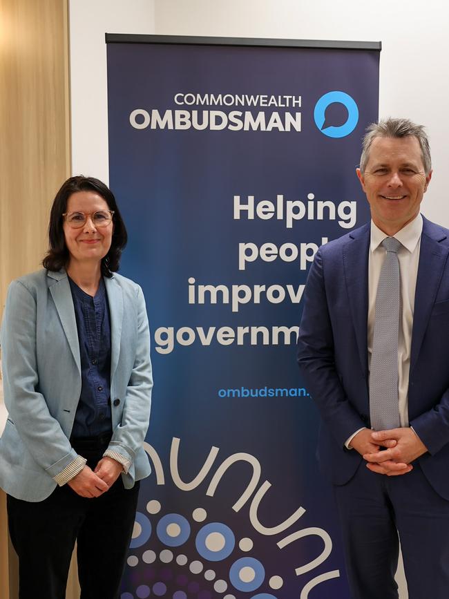 Sarah Bendall with Education Minister Jason Clare. Picture: Facebook