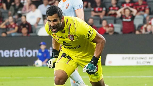 Roar goalkeeper Jamie Young has backed the coaching credentials of Darren Davies. Picture: AAP Image/Mark Evans