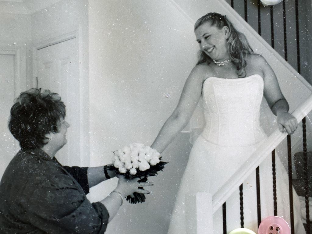 Kay Henderson on her wedding day in 2005.