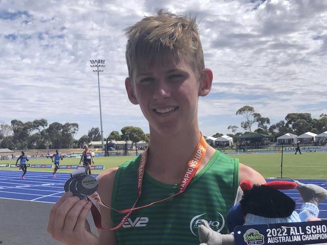 Toby Rule shaved over 30 seconds off his personal best time to come home with a silver medal in the under-16 3000m in Adelaide last year.