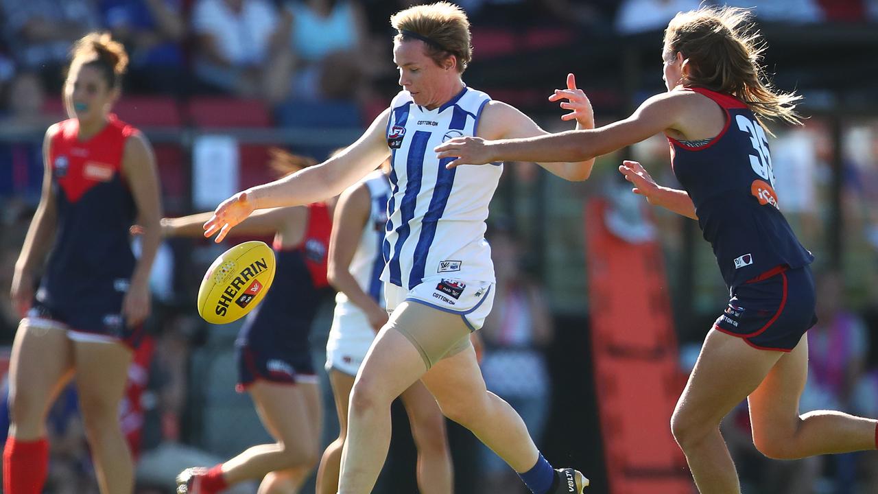 Jess Duffin has been outstanding for North Melbourne. Picture: Getty Images 