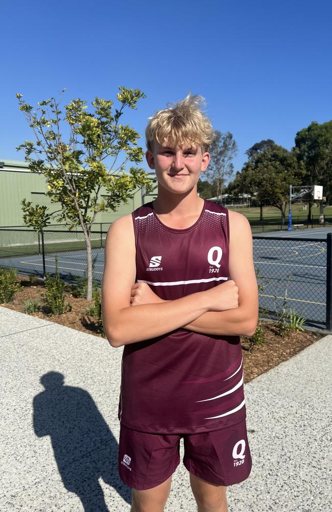 QLD School Sport Netball Under-15 boys. Pictured: Jai Kelly