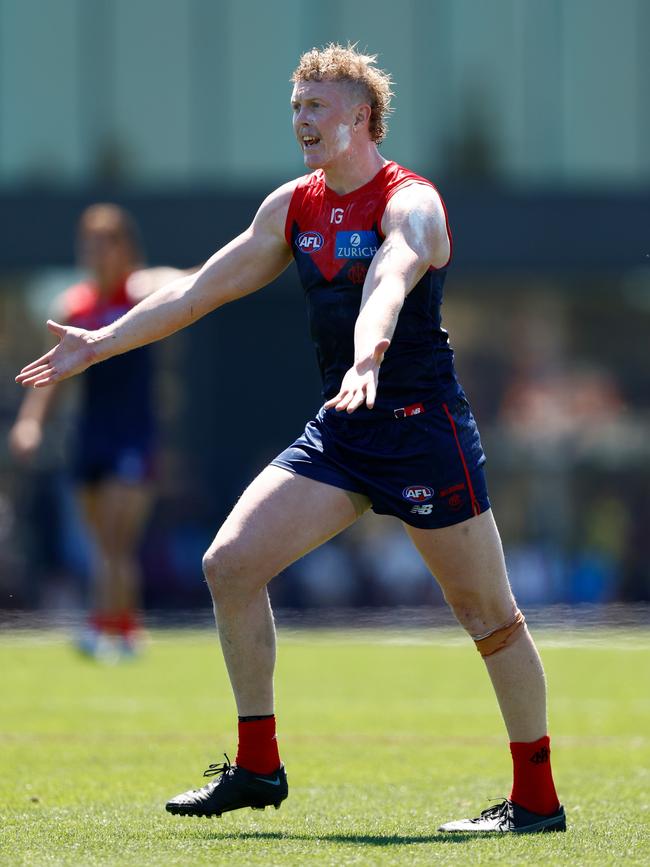 Clayton Oliver bagged a goal. Picture: Michael Willson/Getty Images