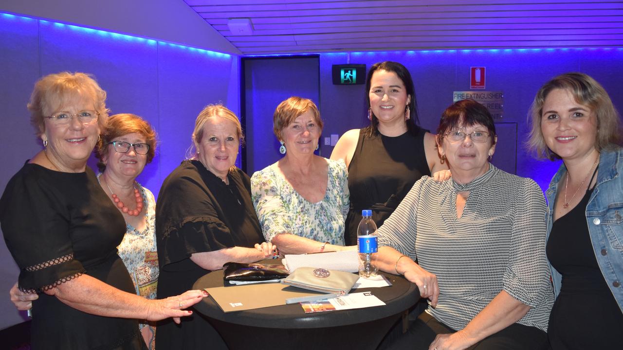 Janis Price, Deb Doolan, Debbie Taylor, Debbie Scott, Nicole Virtue, Janella Pag and Amanda Price from Ipswich Netball