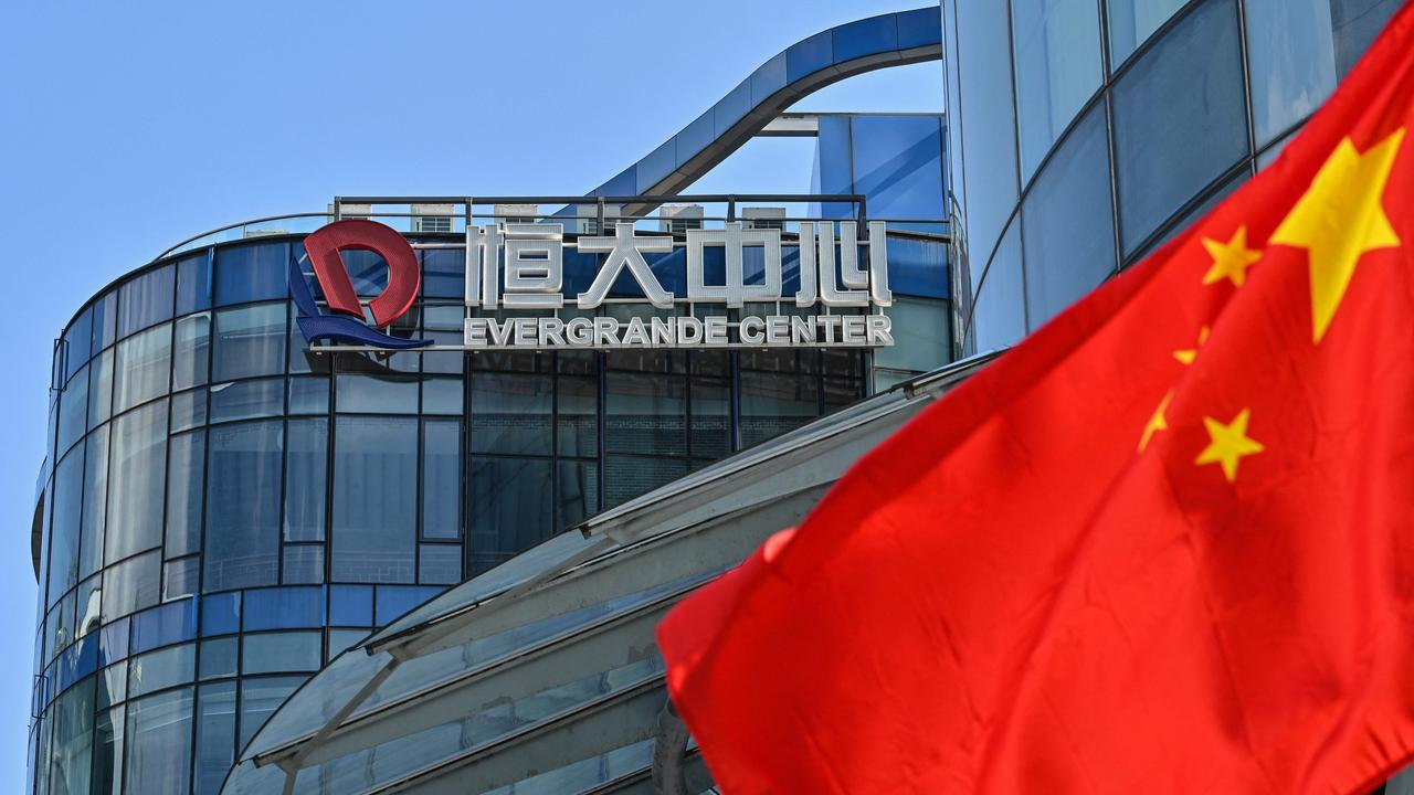 Debt-crippled Chinese property giant Evergrande defaulted in December. Picture: Hector Retamal / AFP