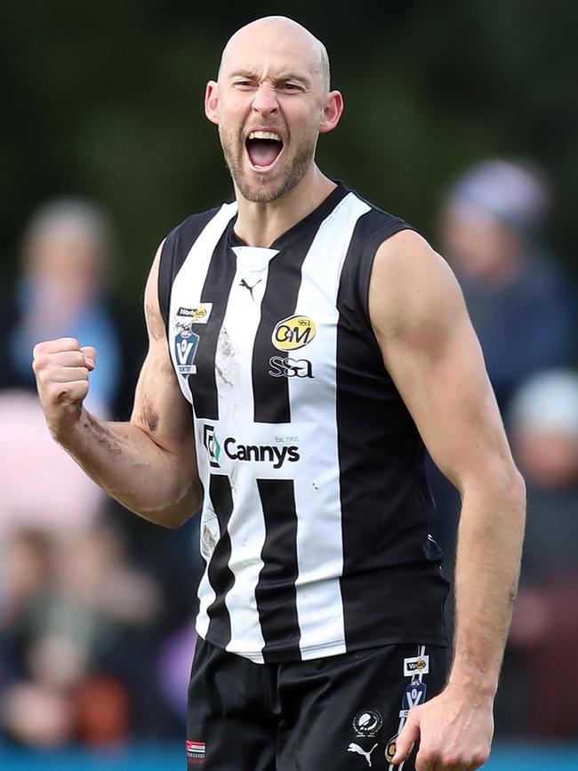 Ben Reid has coached Wangaratta Magpies for the last three years. Picture: Yuri Kouzmin