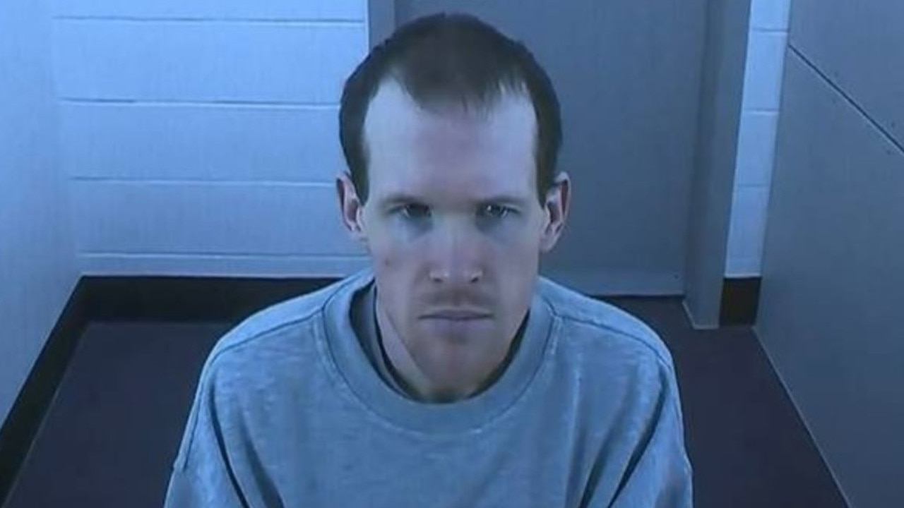 Brenton Tarrant pleads guilty via video link on Thursday March 26, 2020.