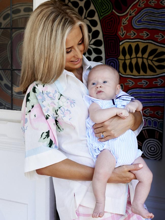 Elspeth Hussey shares the joys of being a new mum with SA Weekend. Picture: Gretl Watson-Blazewicz