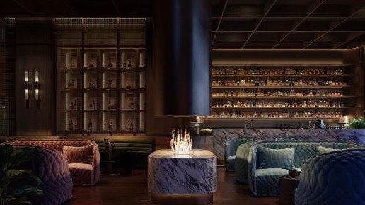 Artist’s impression of the lobby bar at Beyond by Fridcorp.