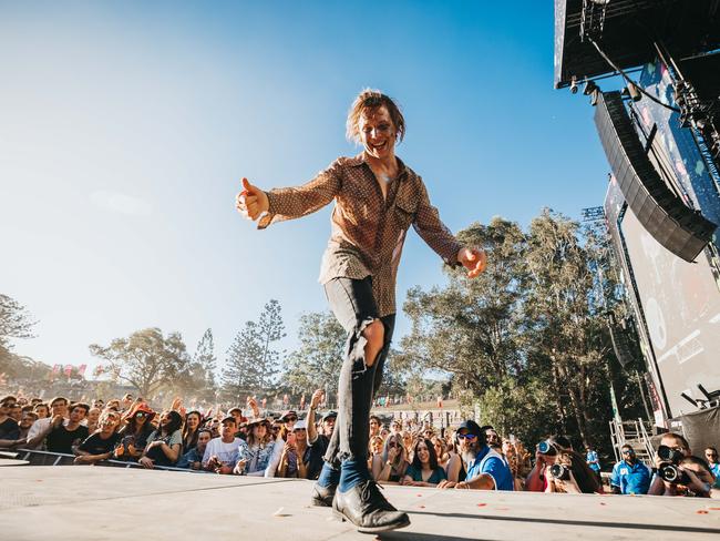 WA rock band Pond performs at Splendour in the Grass 2019. Supplied by SITG PR.