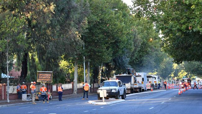 The road will be closed for most of Tuesday. Picture: Keryn Stevens