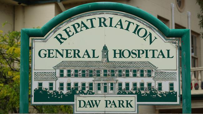 The old Repatriation General Hospital sign.