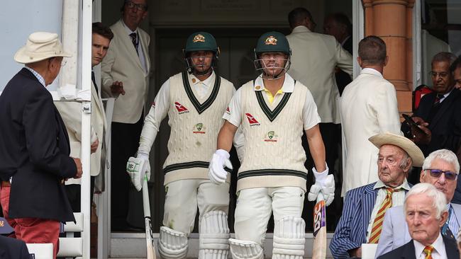 Warner tipped to still be best placed to walk out alongside Usman Khawaja at Old Trafford. Picture: Getty Images