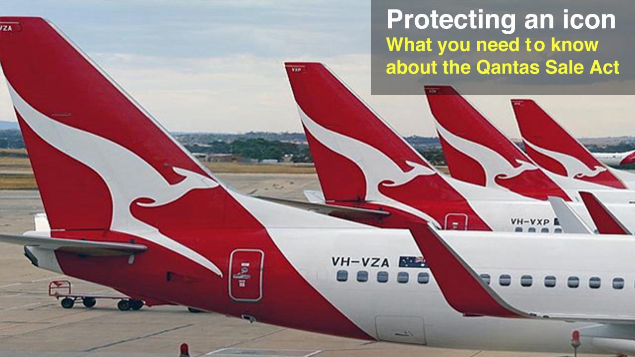 The Qantas Sale Act explained