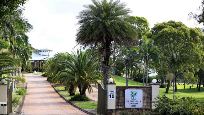 The entrance to Arundel Hills Country Club. Picture: Adam Head