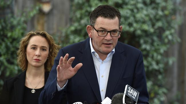 Premier Daniel Andrews has been accused of a ‘disgraceful cover-up’. Picture: Andrew Henshaw
