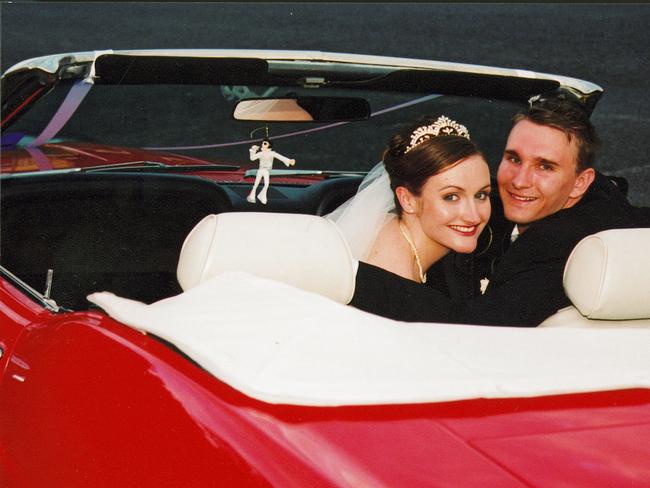 Sean Garbett and Lara Devlin were married in Maryborough on March 16, 2003.