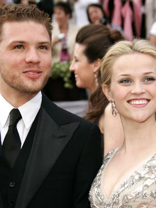 Ryan Phillippe with his ex-wife Reese Witherspoon in 2006. Picture: Kevork Djansezian