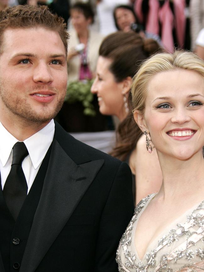 Ryan Phillippe with his ex-wife Reese Witherspoon in 2006. Picture: Kevork Djansezian