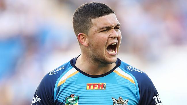 The new-look Titans, led by star halfback Ashley Taylor, could be a dark horse in this season’s competition. Picture: Brendon Thorne/Getty Images
