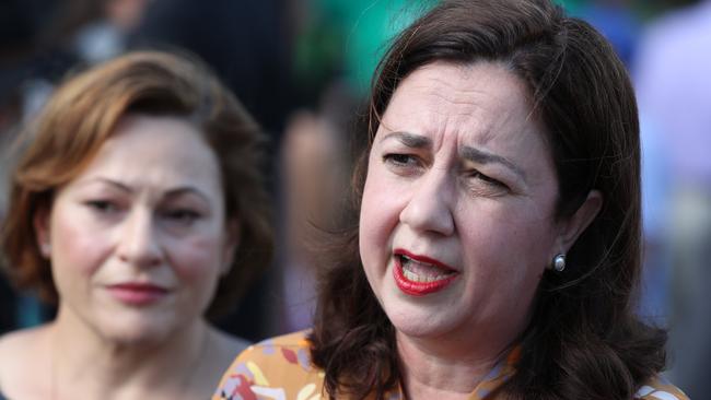 Premier Anastasia Palaszczuk and deputy premier Jackie Trad