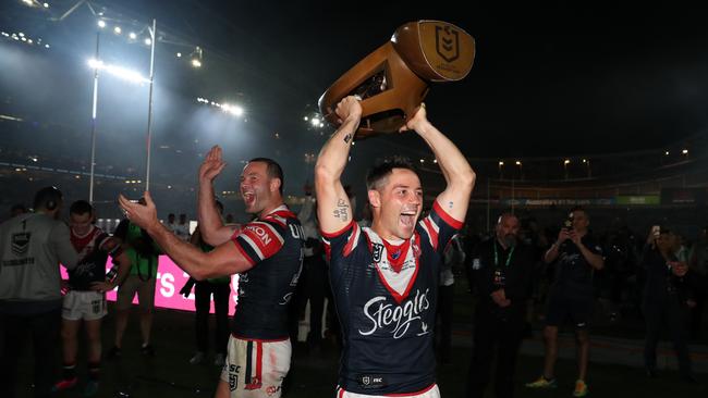 Two premiership in two years was a fair return for Cooper Cronk at the Roosters. Picture: Brett Costello