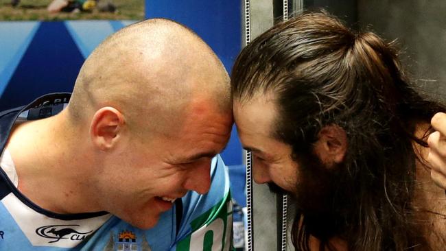 Is David Klemmer trying to emulate Aaron Woods. Picture: Gregg Porteous