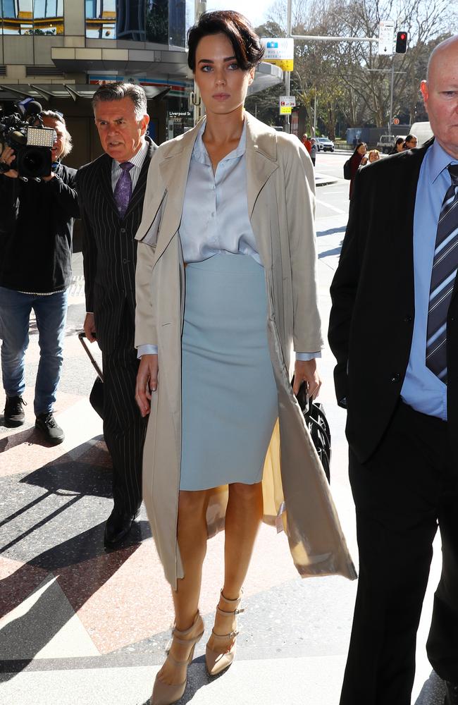 Sarah Budge has been a picture of fashion throughout her court proceedings. Picture: Matrix