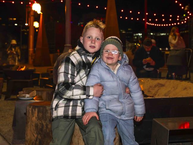 Jacob and Samuel Tunks at Winter Feast 2025 in Hobart. Picture: Caroline Tan