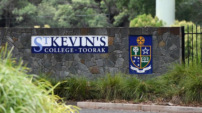 St Kevin’s College. Picture: Erik Anderson/AAP.