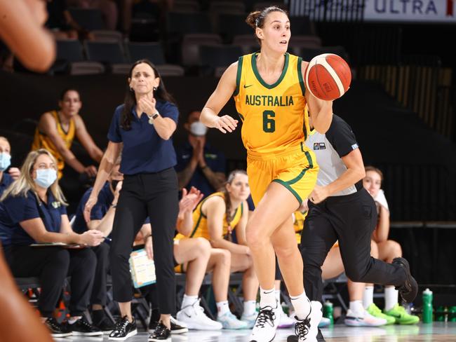 Steph Talbot will play a major role for the Opals at this year’s World Cup in Sydney. Photo: Ned Dishman/NBAE via Getty Images.