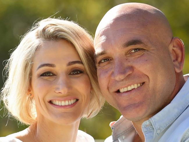 ## NO ONLINE USE UNTIL 02-08-2018 ## 31/7/2018: Gorden Tallis with his partner Jemma Elder at his home in Bardon, Brisbane. Tallis is to be named in the rugby league hall of fame this week.  Lyndon Mechielsen/The Australian