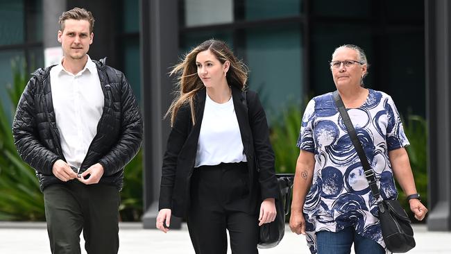 Lili Greer leaving the Brisbane Magistrates Court on Wednesday September 13, 2023. Picture, John Gass