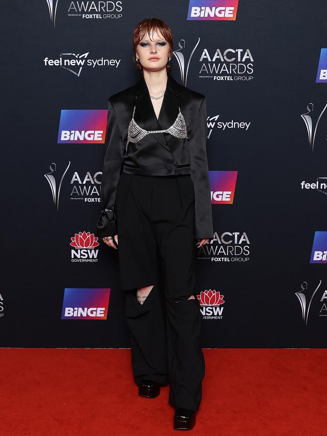 Asher Yasbincek attends the 2022 AACTA Awards. Picture: Brendon Thorne