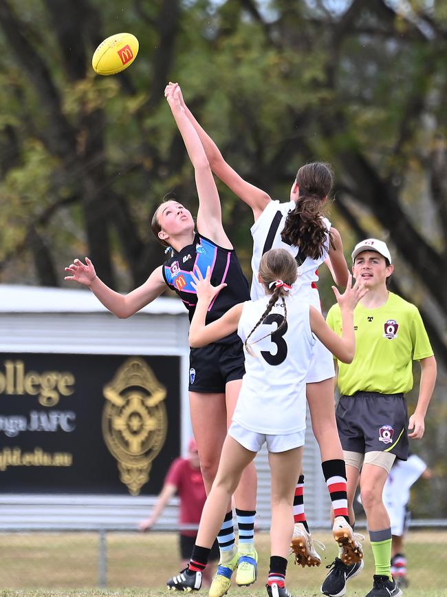 Action from Saturday's McDonaldâ€™s South East Queensland Youth Grand Finals played at Yeronga AFC. 2 September 2023. Picture, John Gass