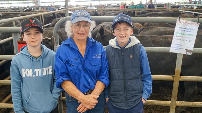 Jack, Heather and Riley Drysdale. Picture: Rachel Simmonds