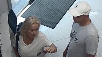 A pair police want to speak to in relation to a sunglasses theft in McKinnon.