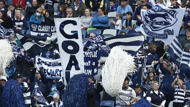 Fans could return to GMHBA Stadium for finals even if the MCG is empty.