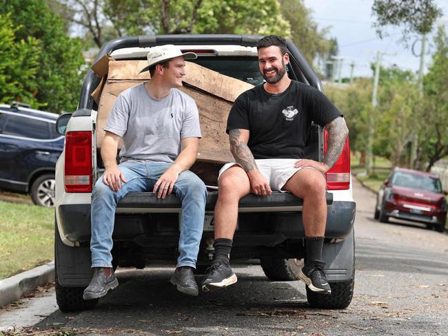 Henry Swindon and Dylan Conway have joined the ‘ute army’. Picture: Tara Croser