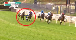 Insane jockey incident blows minds as footage goes viral