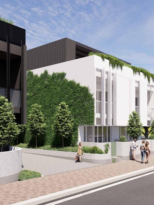 Artist impressions of a proposed 21-home townhouse development for Prospect Rd. Picture: AtelierBond