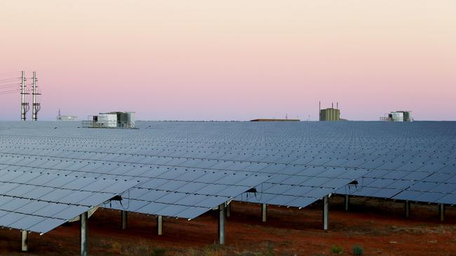 AGL’s Broken Hill Solar Farm is one of many renewable projects built in NSW in recent years. Picture: Hollie Adams