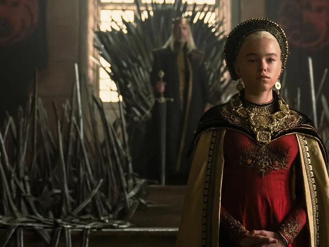 Milly Alcock won the hearts of viewers as Young Rhaenyra. Picture: HBO/BINGE