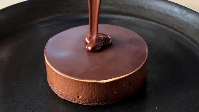 Bennelong's eight texture chocolate cake. Picture: Jenifer Jagielski