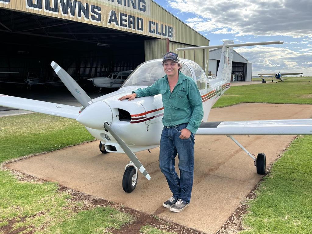 Rhiley Kuhrt was a student at the Darling Downs Aero Club.