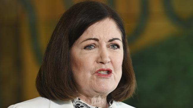 Opposition spokeswoman for Education, Senator Sarah Henderson, says the government’s attempts to cap international student numbers is a ‘debacle’. Picture: NewsWire / Martin Ollman