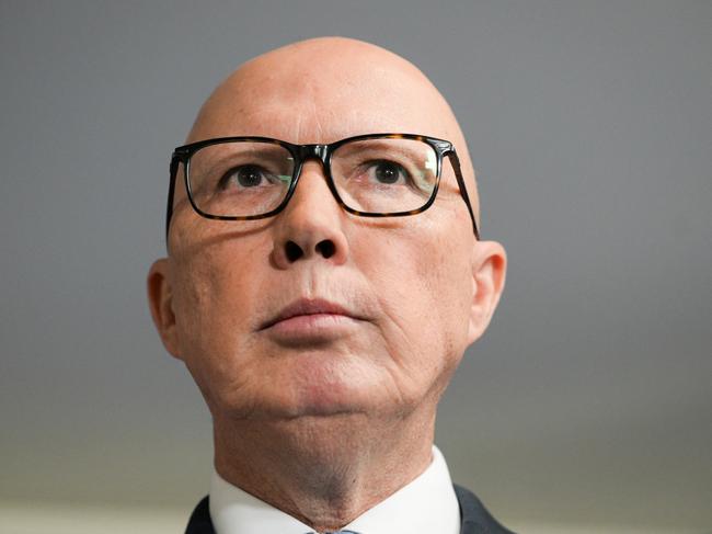 Mr Bandt took aim at the last few weeks of discourse between the two major parties, but took particular aim at the Liberals, claiming their ‘mask’ is slipping off. (Photo by Dan Peled/Getty Images)