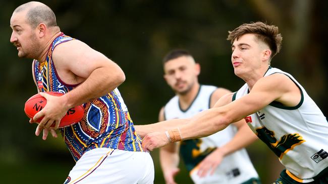 NFNL: Nathan Stefanile on the run for South Morang. Picture: Josh Chadwick