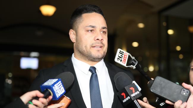 Jarryd Hayne is facing jail time after being found guilty of sexual assault. Picture: NCA NewsWire/Christian Gilles